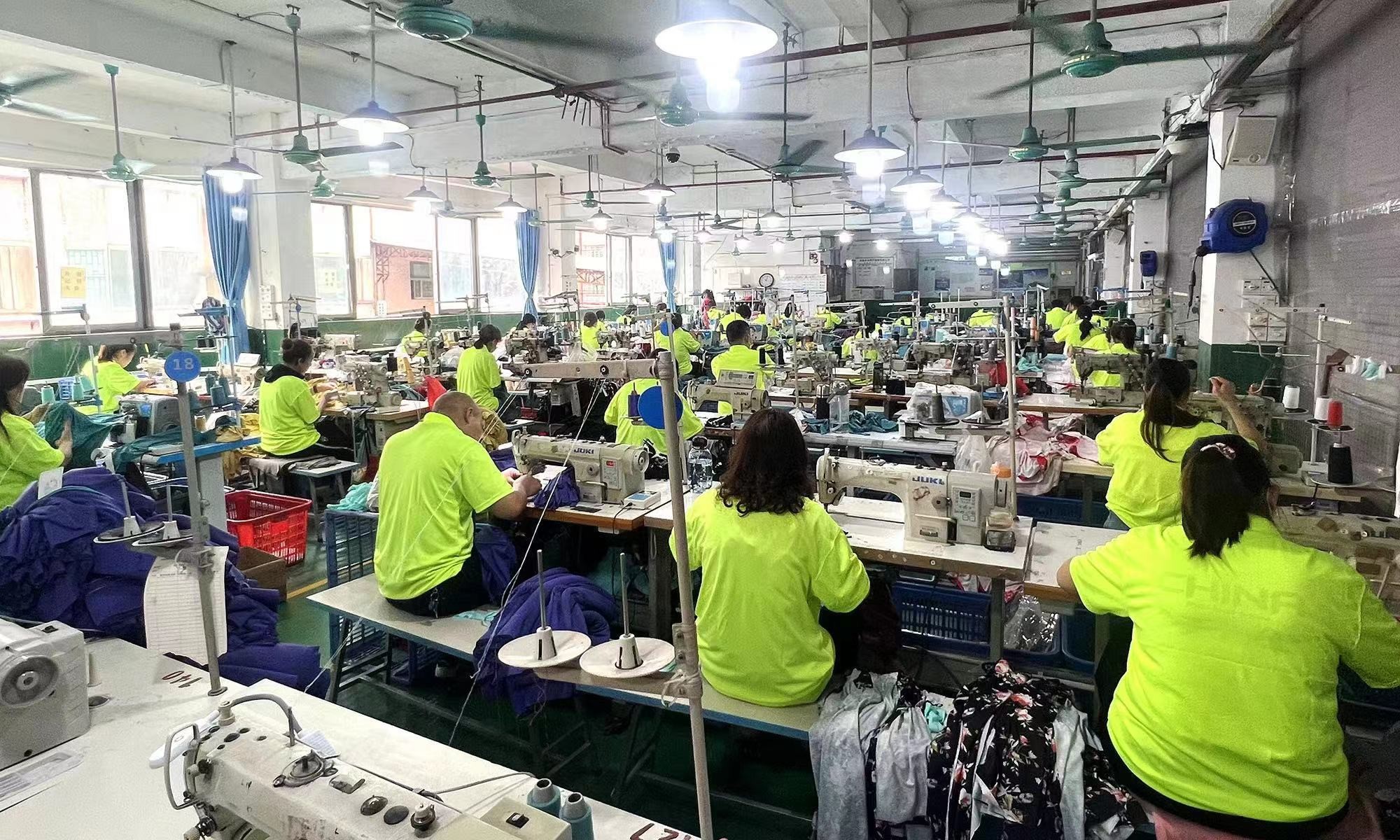Guangzhou Vinas clothing technology Co., LTD dây chuyền sản xuất nhà máy
