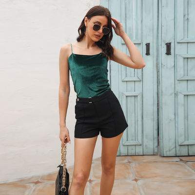 Phụ nữ phong cách áo sơ mi áo khoác thanh lịch gợi cảm nhỏ nhung áo khoác trên cho phụ nữ