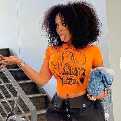 Cô gái nóng bỏng in hình đơn chữ tay ngắn Top sexy Slim Fit áo thun Midriff Hipster Tee