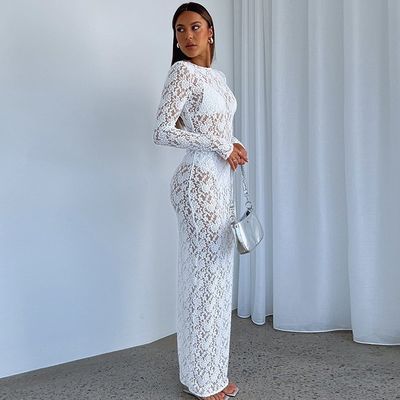 Màu sắc rực rỡ Đồ mặc nữ phong cách Với áo phông loại đóng Phong cách Phong cách Slim Fit Hooded Long sleeve dress