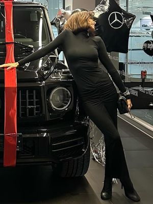 Đồ mặc Slim Solid Color Hip Wrap High Neck Long Sleeve