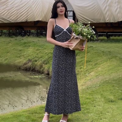 Thời trang mới mẫu in tùy chỉnh váy váy sexy Một loạt các mẫu có thể được tùy chỉnh