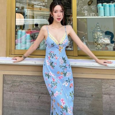 Mùa hè thời trang mới ấn bản sexy không có lưng quần áo dây chuyền dây chuyền