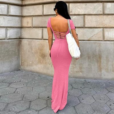 Mùa xuân mùa hè Custom New Fashion Sexy Halter Áo tay ngắn