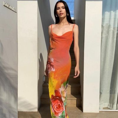 Chiếc váy phụ nữ thời trang mới sexy không có lưng