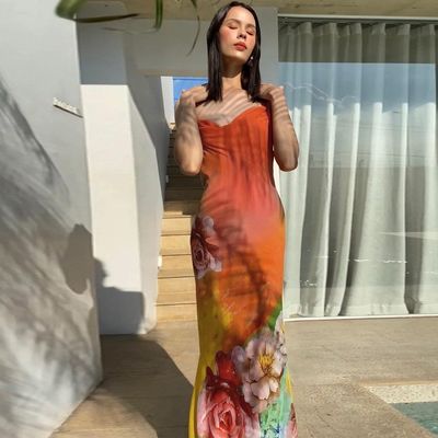 Chiếc váy phụ nữ thời trang mới sexy không có lưng