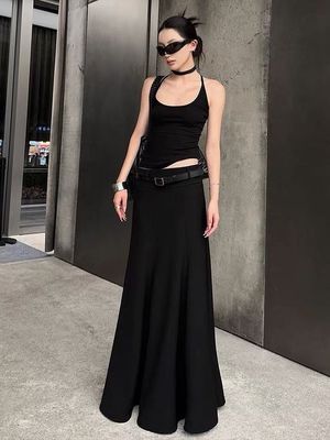 Spice Girl mới U tie halter tank top cho phụ nữ với dây đai mỏng bên trong