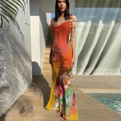 Thời trang mới sexy không có lưng trang phục ấn bản tùy chỉnh