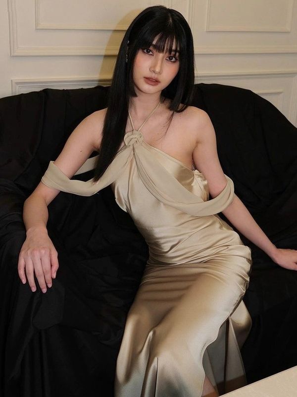 Mùa hè mới phong cách ngoại ngữ phong cách váy váy sexy không có lưng tinh khiết mảnh vụn trang trí
